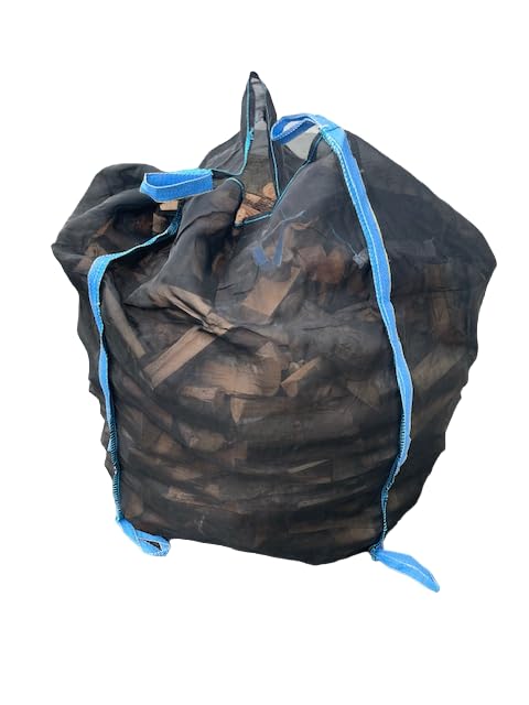 5 Stück Woodbag Big Bag 100x100x130 cm (ohne Inhalt) Boden geschlossen mit Mosquito-Gewebe