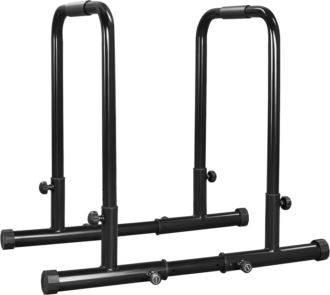 Yaheetech Dip Barren Fitness Dip Station Parallettes Gymnastik Calisthenics Equipment mit Steckverbi