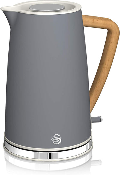 Swan Nordic Digitale Mikrowelle 20 l, 6 Betriebsstufen, 800 W Leistung, 30 Minuten Timer, einfache R