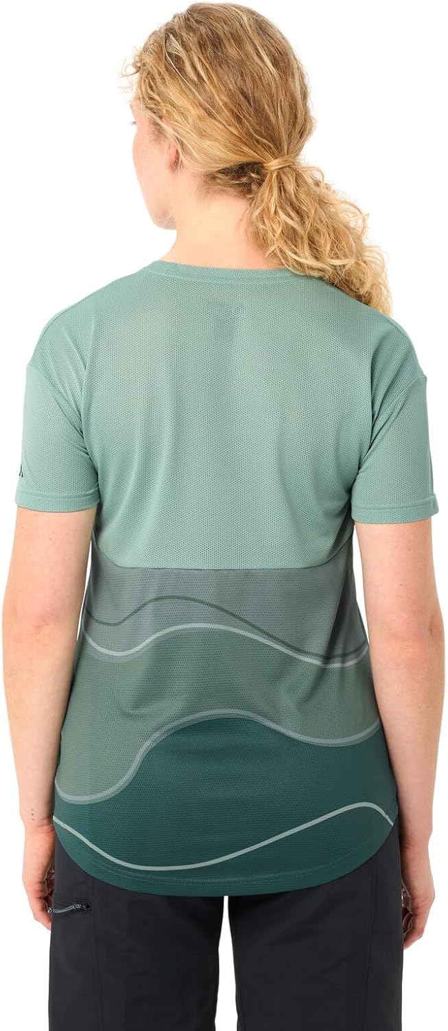 VAUDE T-Shirt Women's Moab T-Shirt VI 44 Deep Pond, 44 Deep Pond
