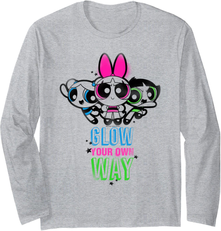 Powerpuff Girls Glow Your Own Way Langarmshirt