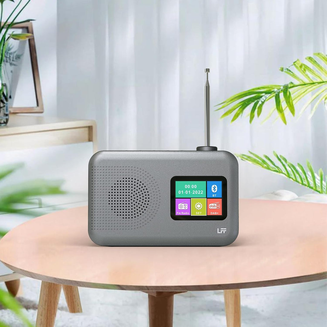 Dab Radio, LFF DAB Digitalradio, Radio Klein UKW-Digitalradio, DAB Plus Radio, Küchenradio mit Kabel