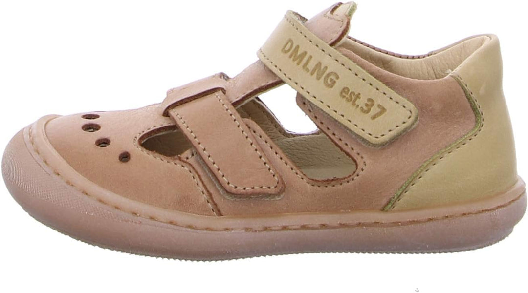 DMLNG Jungen SvenSneaker 20 EU Schmal Chalk Sattel, 20 EU Schmal Chalk Sattel