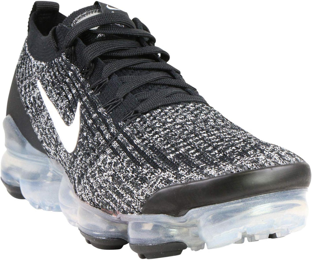 Nike Air Vapormax Flyknit 3 Herren Leichtathletik-Schuh 40 EU Mehrfarbig Black White Metallic Silver