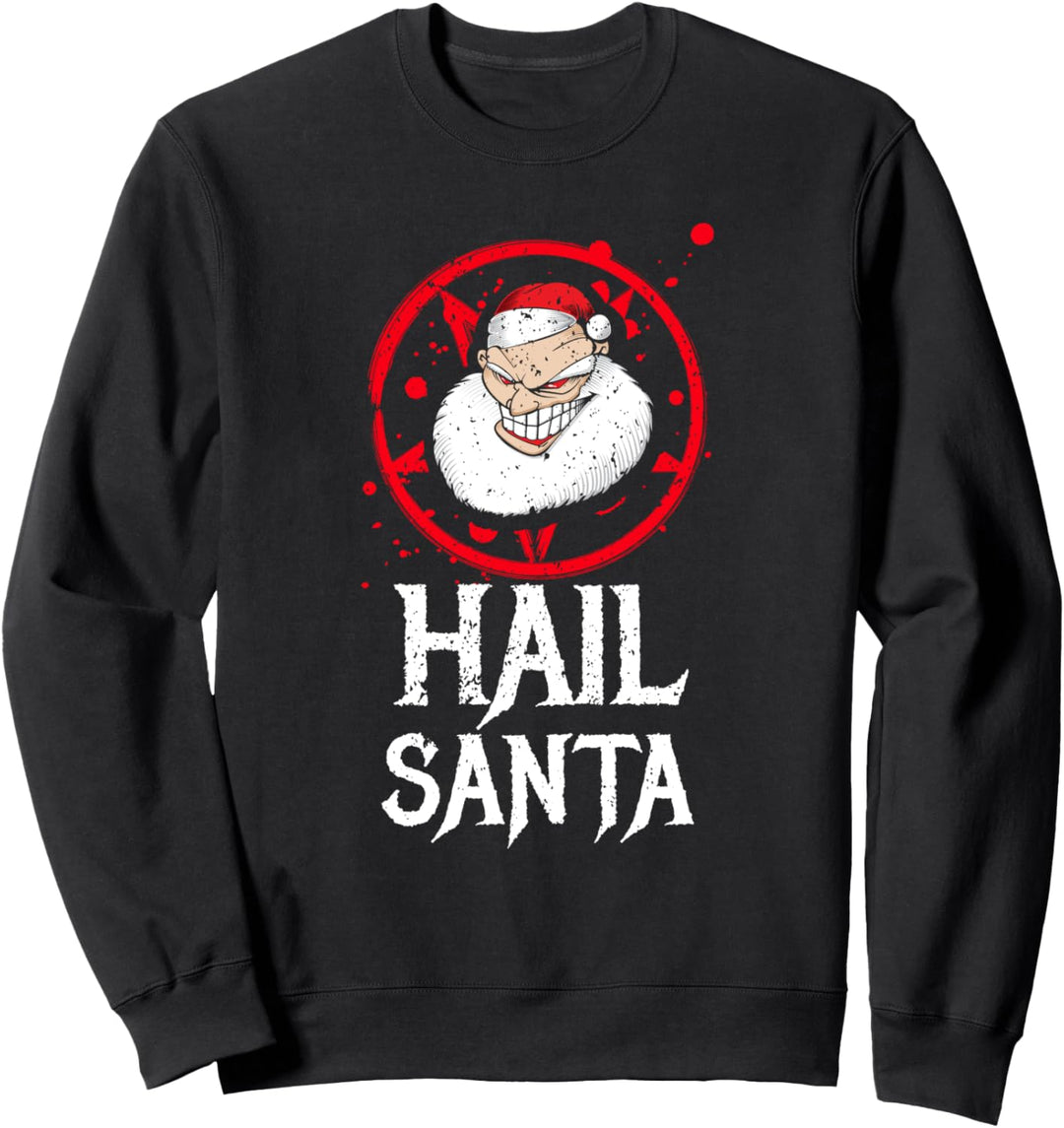 Huldige dem Weihnachtsmann - Heavy Metal Weihnachten Sweatshirt