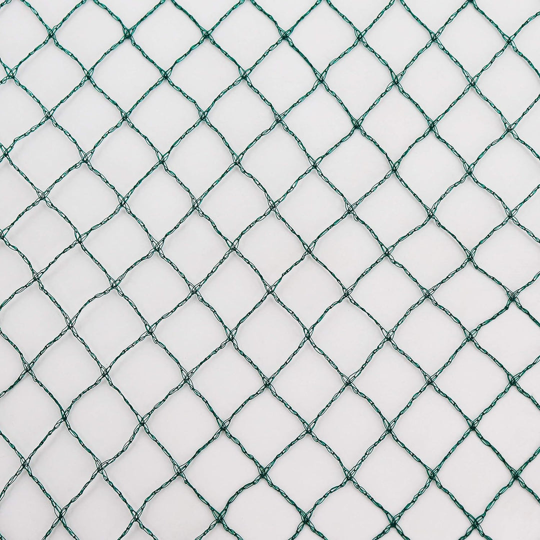 Vielseitiges Teichnetz 12m x 8m grün 17mm x 17mm Masche I Laubschutznetz Abdecknetz Vogelschutznetz