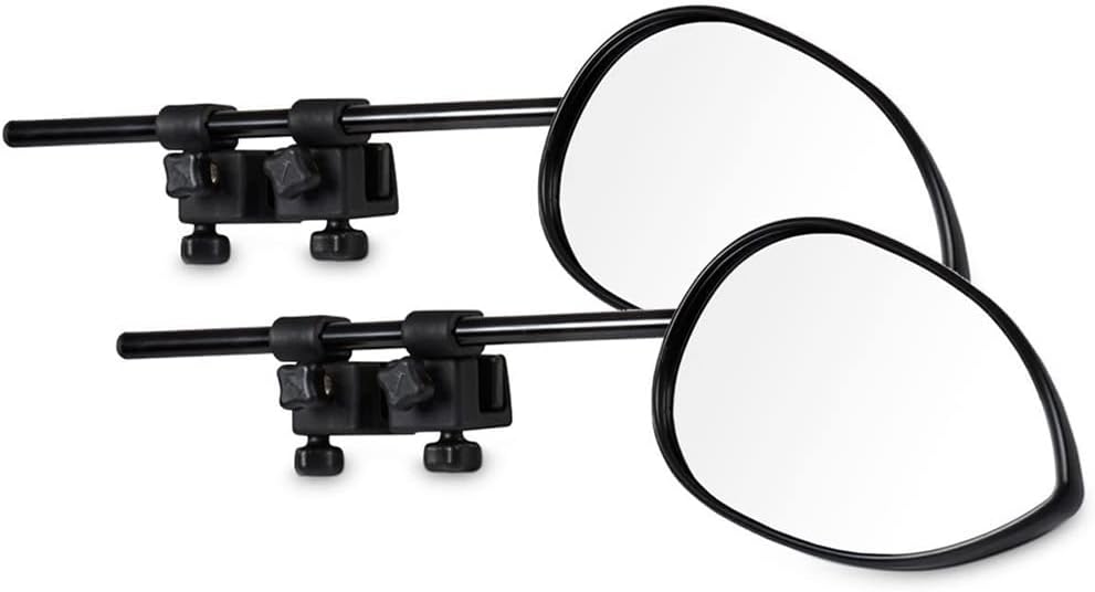 Milenco Universalspiegel, front, Weiss, Aero 4 Mirror Convex XXL, 2er-Set