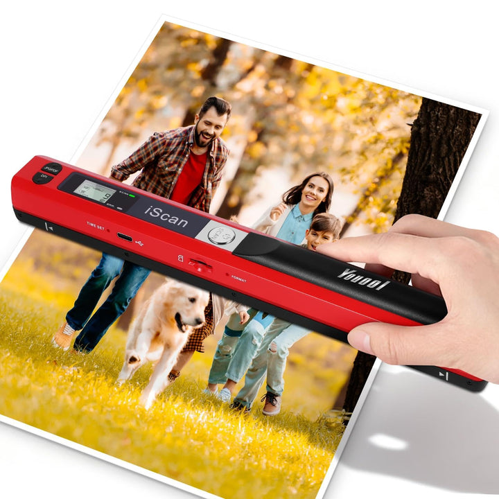 A4 Tragbarer Scanner, USB-Bildscanner, Handscanner, Farbscannen, 900 DPI, A4 Tragbarer Dokumentensca