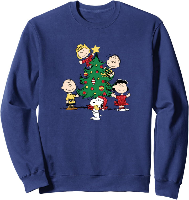 Peanuts Feiertags-Baum Sweatshirt