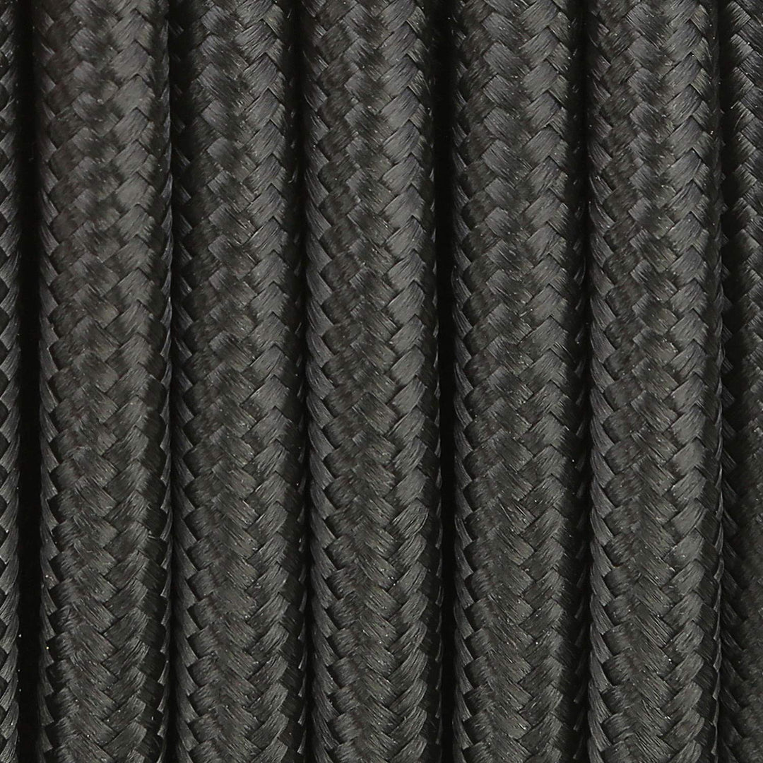 Textilkabel für Lampe/Textilummanteltes Kunststoffleitung Stoffkabel Stromkabel / 3-adrig 3x0,75mm²