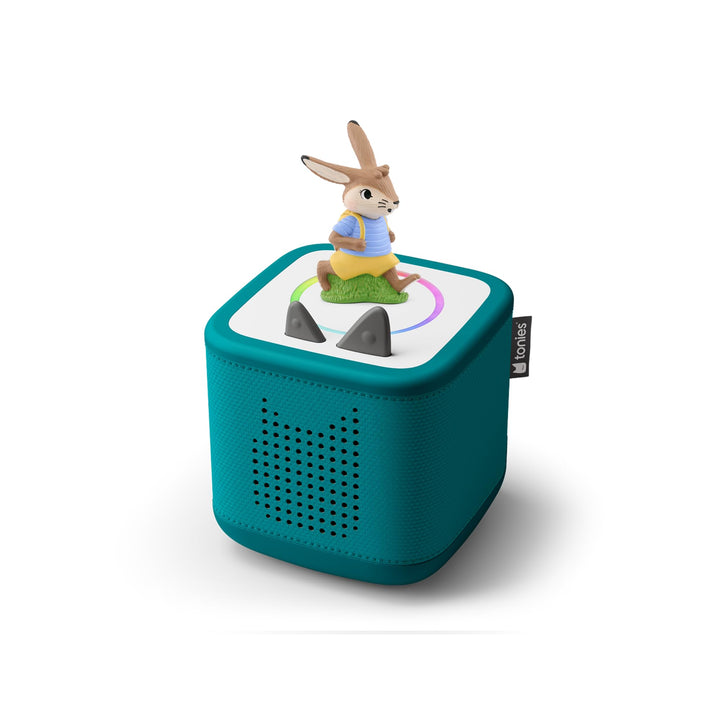 tonies Toniebox 2 Bundle Incl. Die Neue Häschenschule - Ostern, Meeresgrün, Audioplayer für Hörbüche