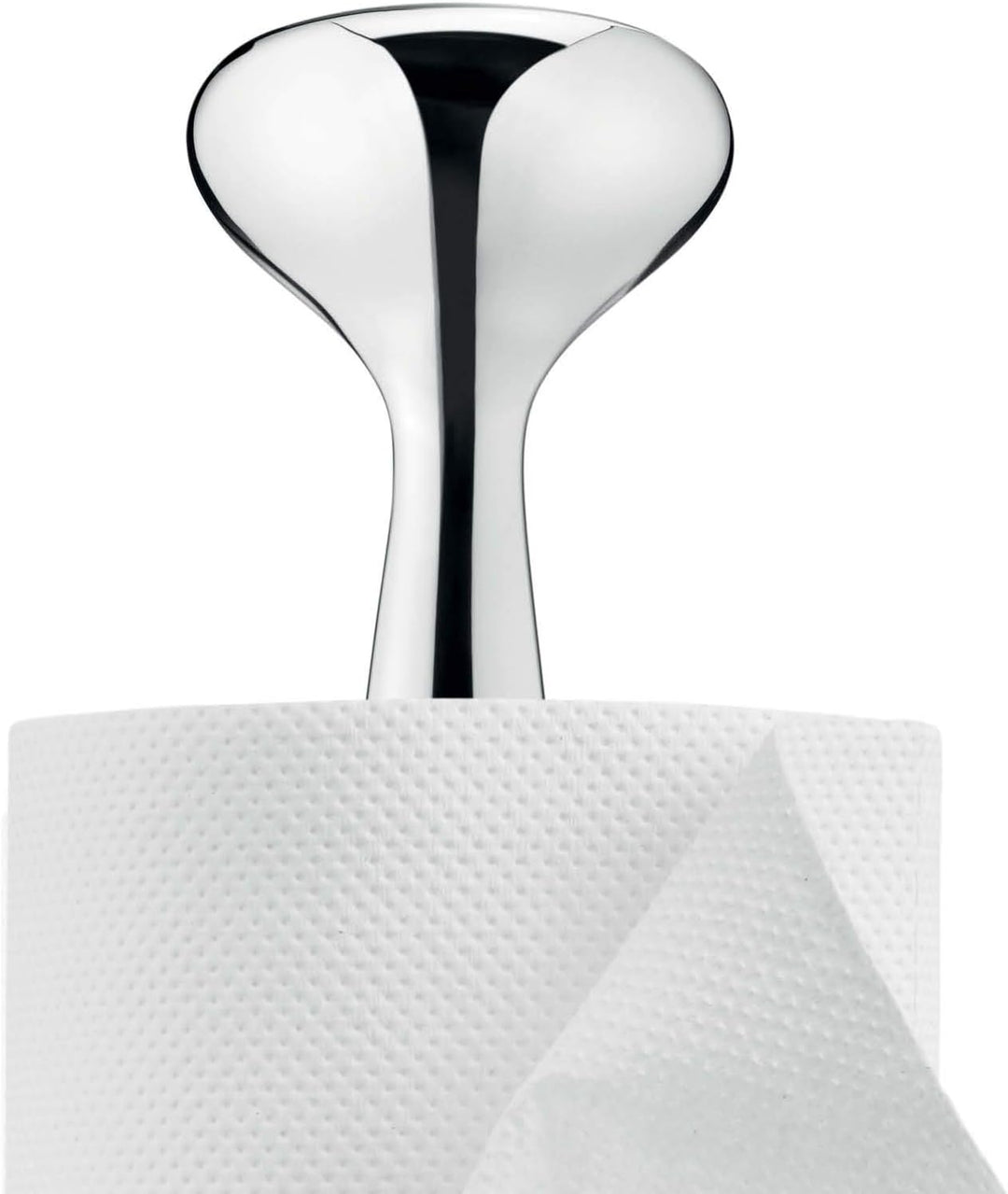 Georg Jensen Küchenrollenhalter Alfredo, 15cm, Poliertem Edelstahl Silber, Silber