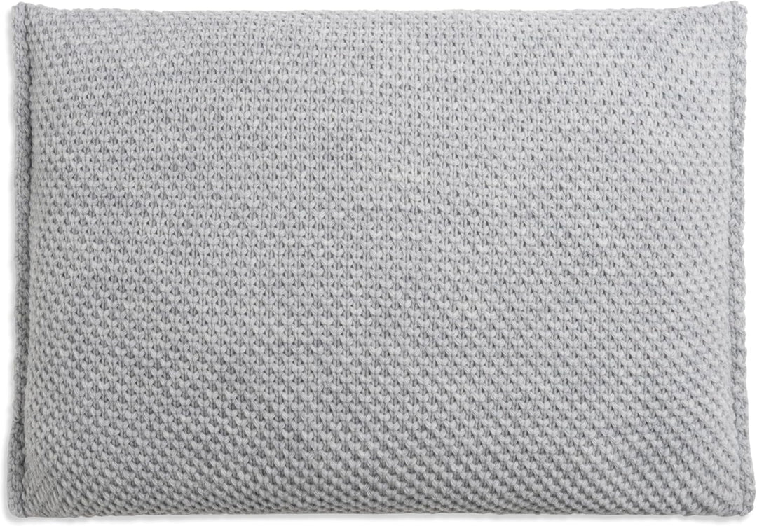 KNIT FACTORY - Lynn Kissen - Grau - 60x40 cm 60x40 cm Grau, 60x40 cm Grau