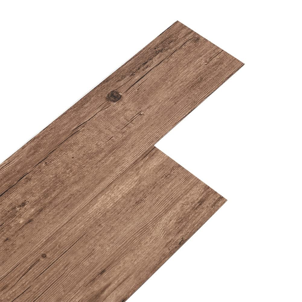 INMOZATA 5,01m² PVC Bodenbelag Selbstklebend Holzoptik Vinylboden Selbstklebend Rutschfeste Wasserfe
