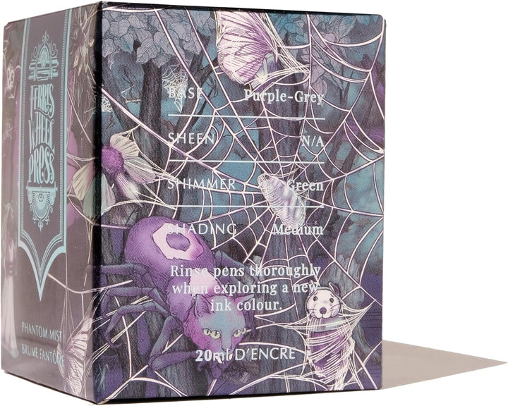 Ferris Wheel Press Ink, FerriTales Collection, Bestiary Series, Phantom Mist, Ghostly Purple-Grey wi