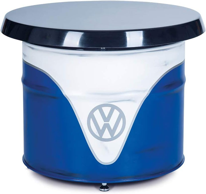 BRISA VW Collection - Volkswagen Ölfass-Möbel-Beistell-Party-Tisch-Ablage im T1 Bus Design (Bus Fron