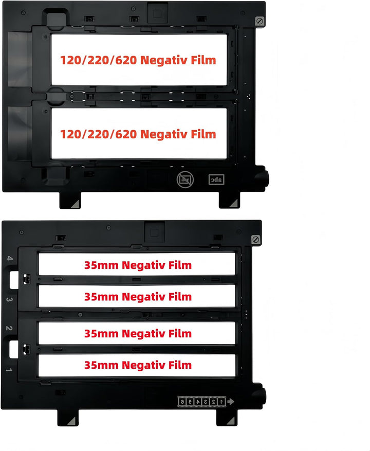 120 220 &amp; 135 35mm Scanner Mittelformat Filmhalter Negativ Positiv Fotohalter Kompatibel mit Epson P