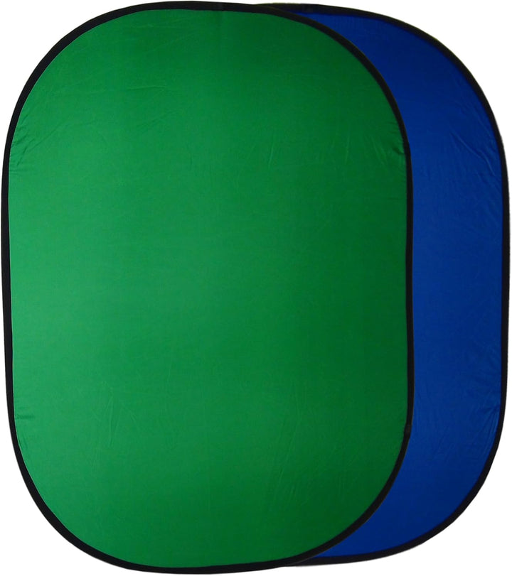 DynaSun Hintergrund Faltreflektor 2in1 Reflektor faltbar RE2010BG 150x200cm XXL Blau-Grün +Tasche Bl
