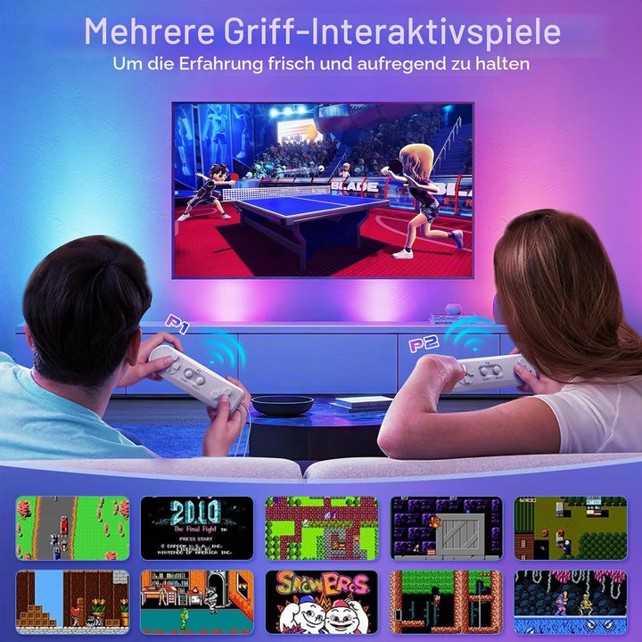 Tanzmatte für TV mit Kamera, Doppel-Tanzmatte für Kinder und Erwachsene, Dance Mat mit 4-Taste, 6-Ta