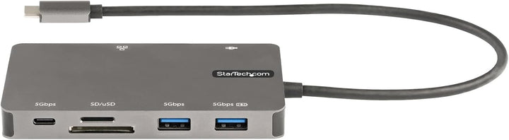 StarTech.com USB C Multiport Adapter-USB C auf HDMI 4K 30Hz/VGA Reiseadapter/Docking station-5Gbit/s