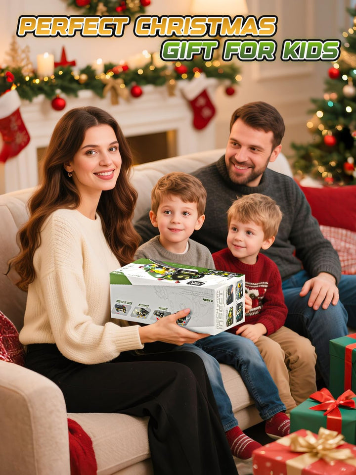 Ferngesteuertes Auto Raupe mit Musik, 2,4 GHz RC Stunt Car mit Spray & Cool Beleuchtung, 4WD 360°Rot