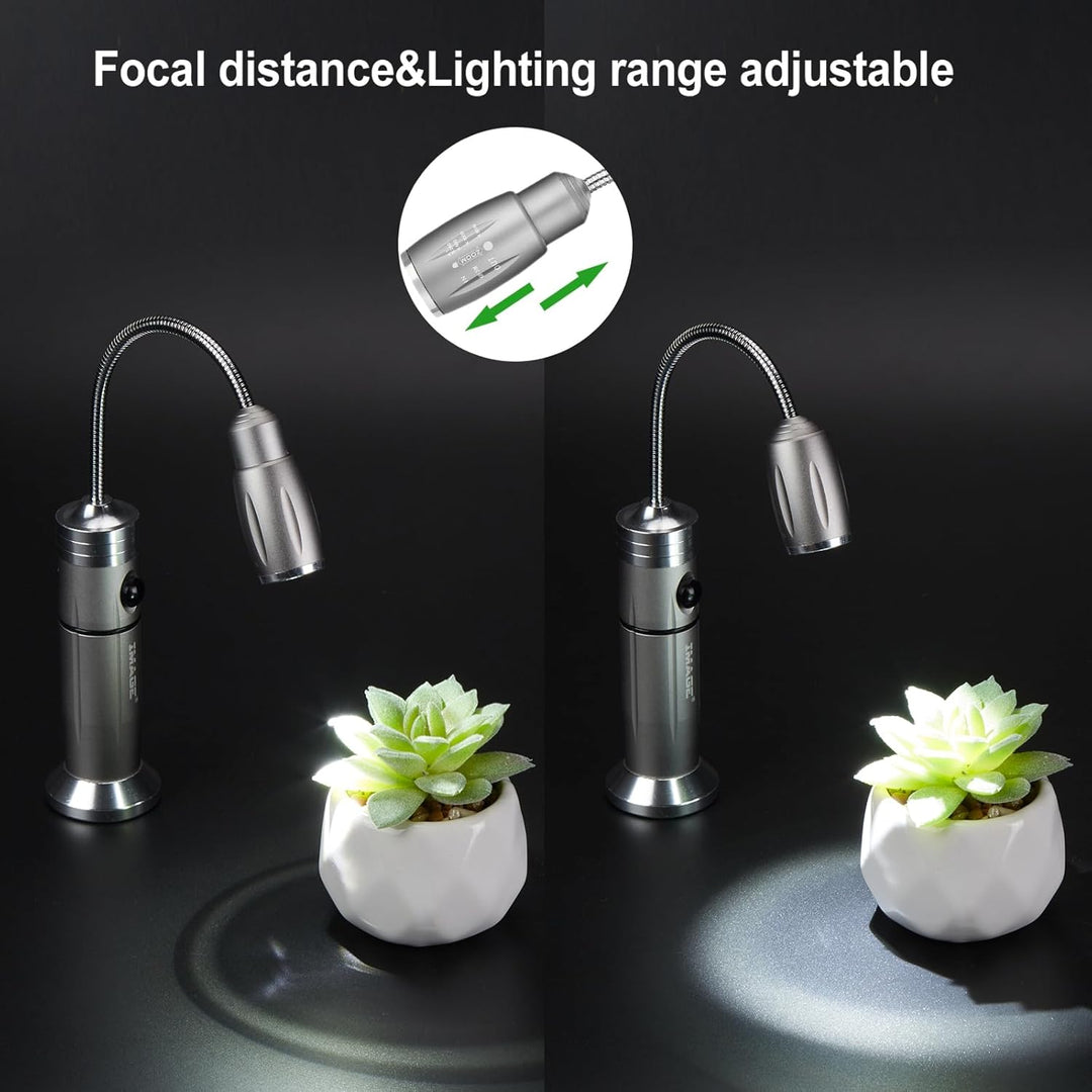 Wiederaufladbare, ultrahelle Grillleuchte mit superhellen LED-Lichtern, flexible Schwanenhals-Grilll