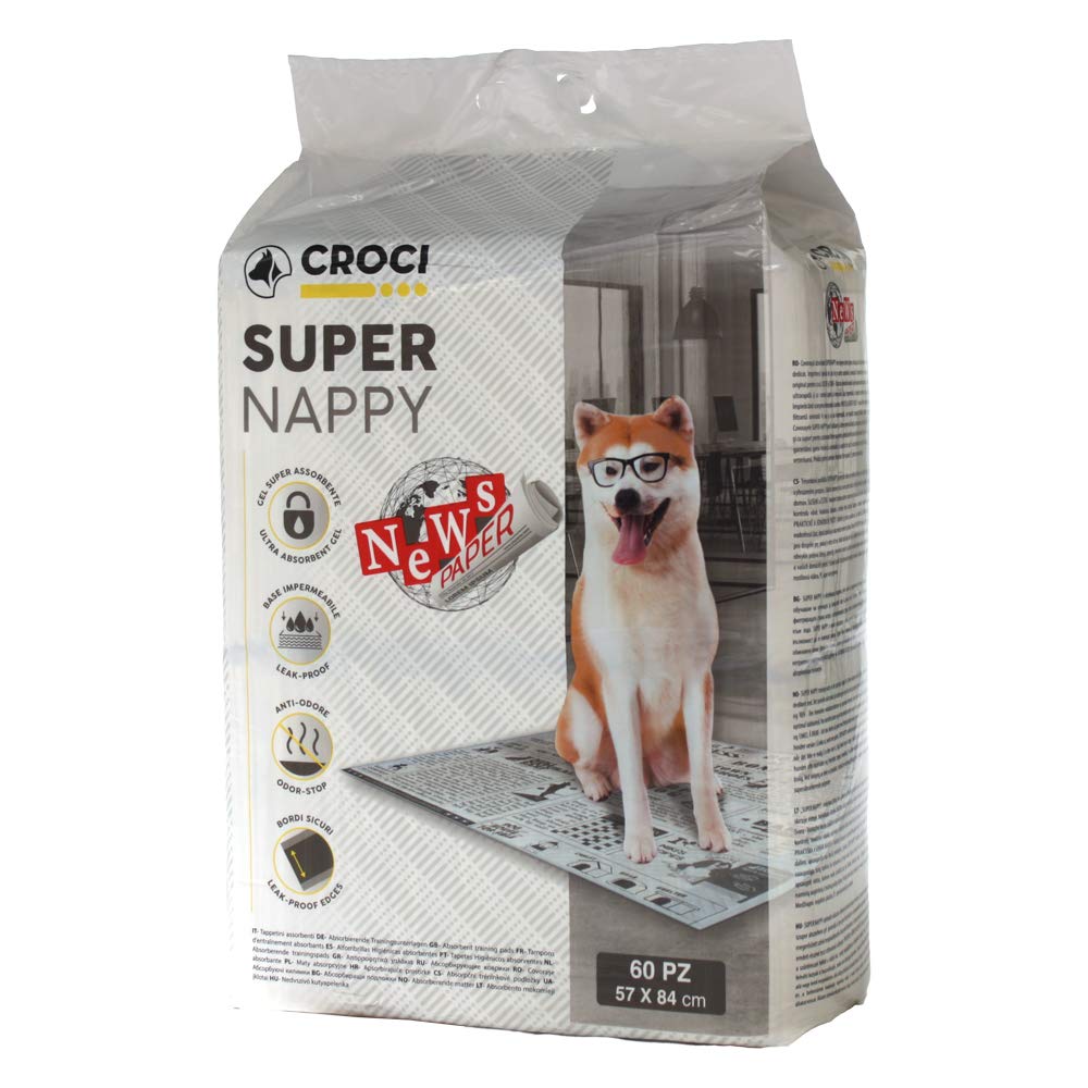 Croci Kreuz-Matte Super Nappy L 84 x P 57 x H 0 cm, L 84 x P 57 x H 0 cm