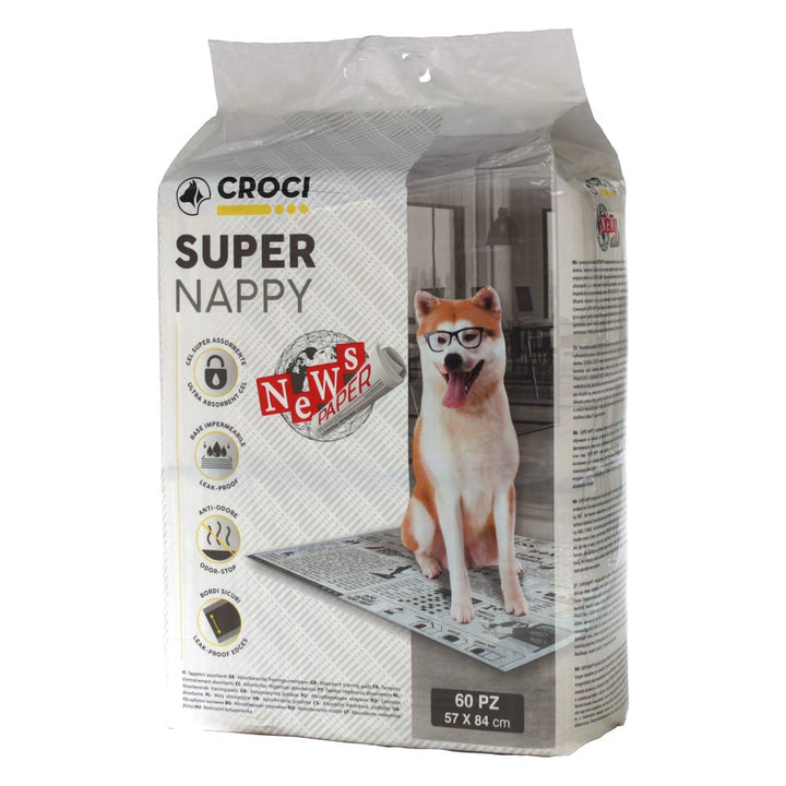 Croci Kreuz-Matte Super Nappy L 84 x P 57 x H 0 cm, L 84 x P 57 x H 0 cm