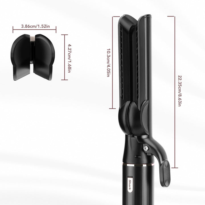 Haarglätter-Aufsatz für Shark FlexStyle Luftstyler, Airflow Technologie ohne Heizplatten, Gleichzeit