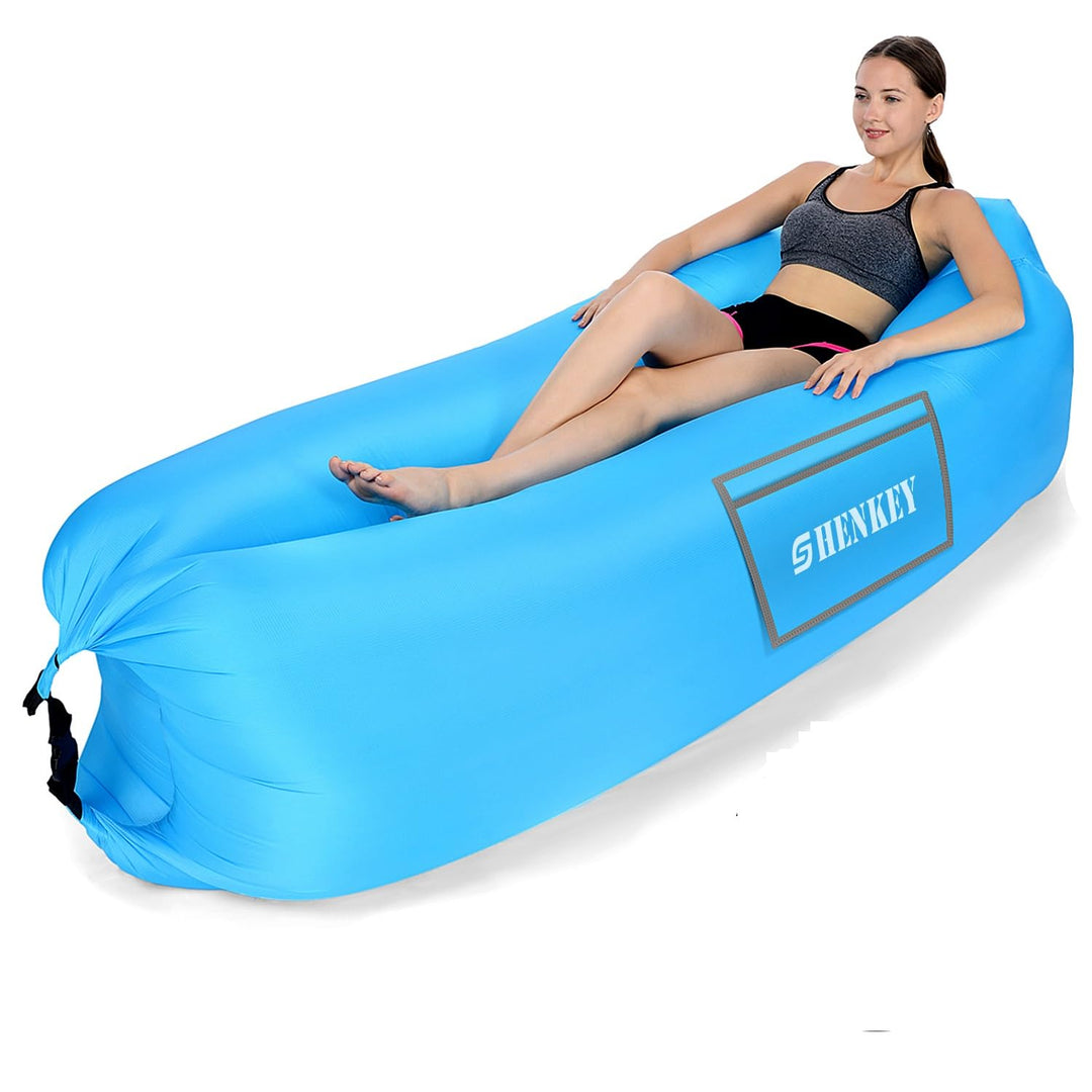 Aufblasbarer Safa, Wasserdichtes Luftsofa mit Tragbarem Paket, Aufblasbare Liege,Luft Sofa Couch für