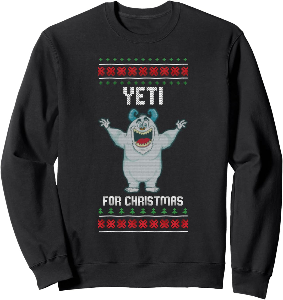 Yeti for Christmas Abominable Snowman Ugly Christmas Style Sweatshirt