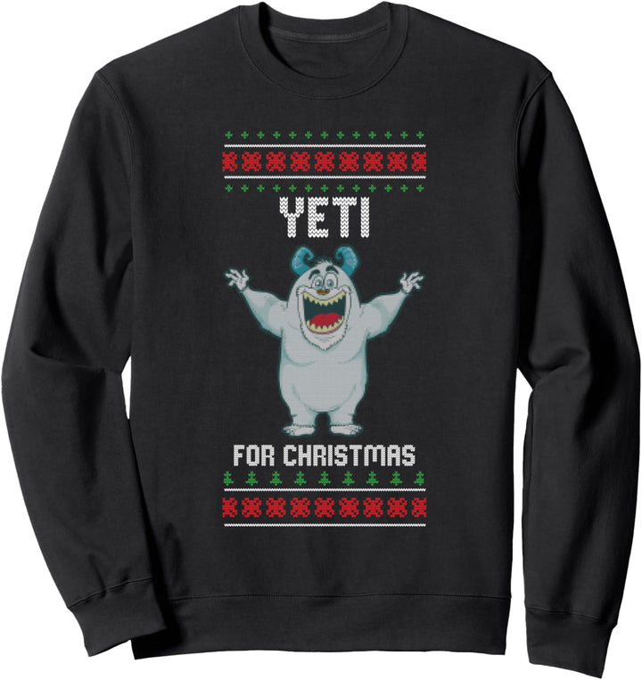 Yeti for Christmas Abominable Snowman Ugly Christmas Style Sweatshirt