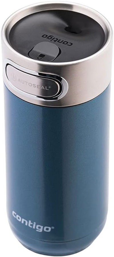 Contigo Luxe Autoseal Thermobecher, Edelstahl-Reisebecher, Isolierflasche, auslaufsicher, Kaffebeche