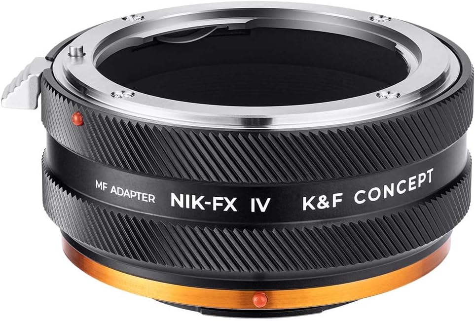 K&amp;F Concept NIK-FX IV PRO Objektivadapter mit Blendenring, kompatibel mit Objektiven der Nikon F-Ser