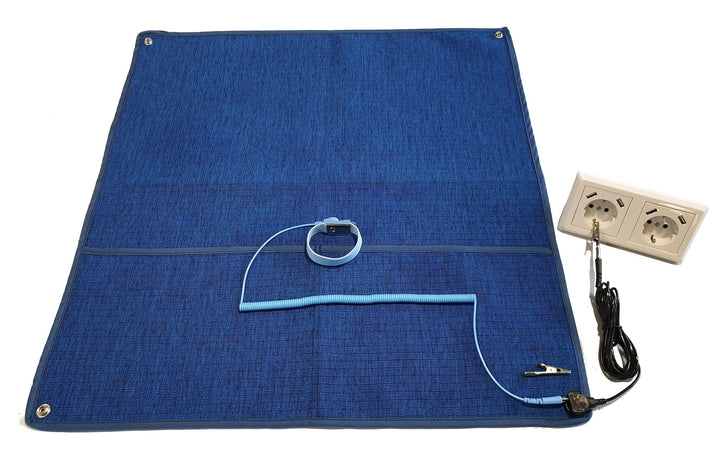 Minadax Innovative Anstistatik Arbeitsmatte 60cm x 60cm | Einzigartiges Antistatisches ESD-Gewebe -
