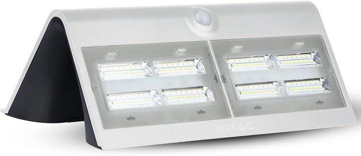 V-TAC Solar-Wandlampe VT-767-7-W 8278 LED 7.00W Tageslichtweiss Weiss, Schwarz