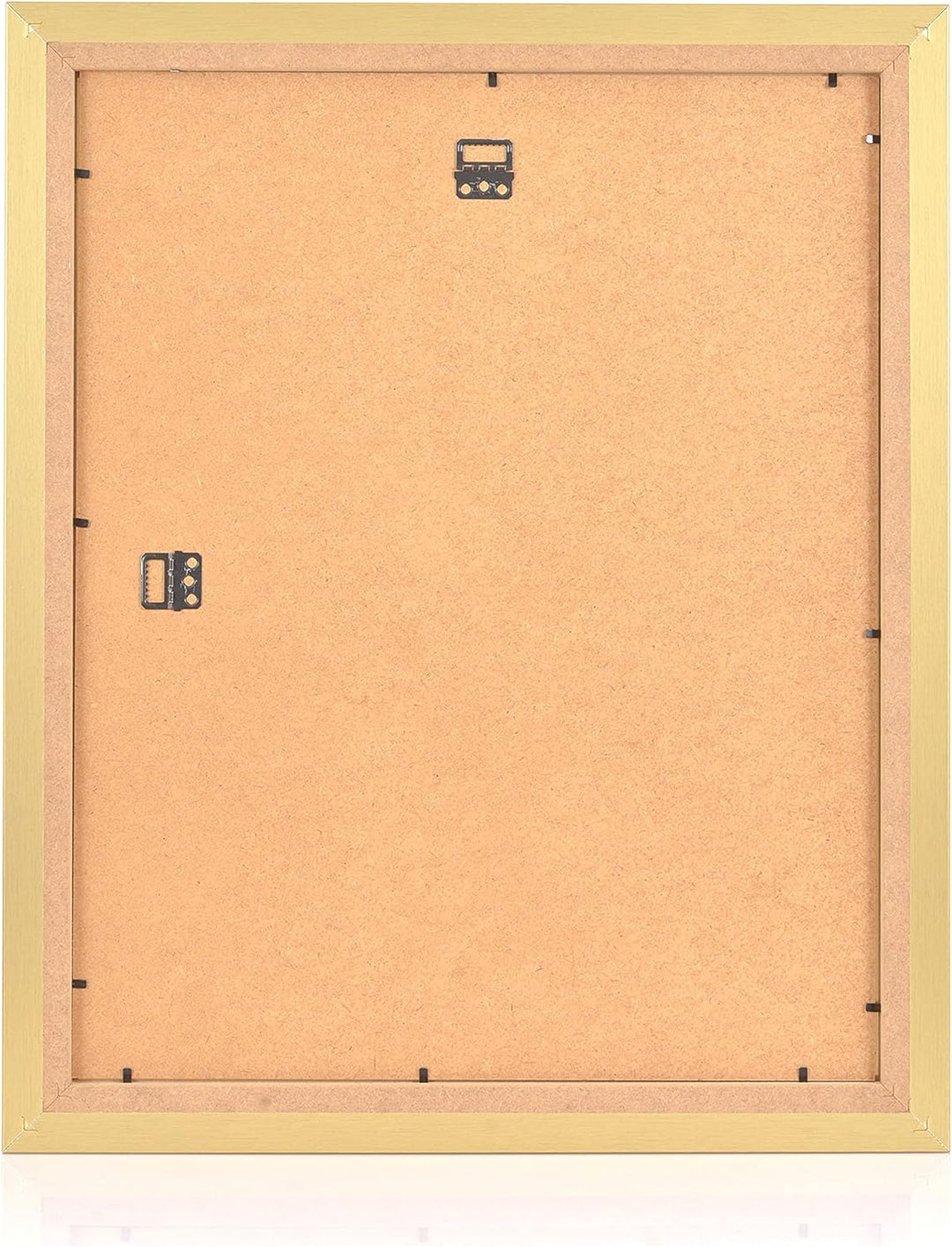 rahmengalerie24 Bilderrahmen 50x60 cm New Rio Rahmen Gold Holz Acrylglas ohne Passepartout Portraitr