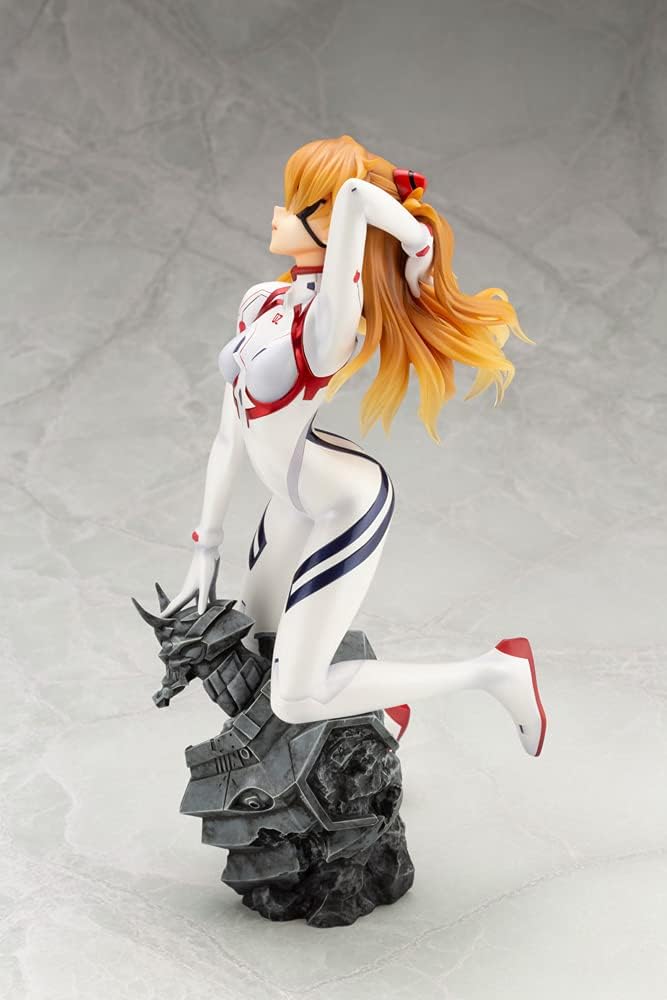 Kotobukiya Evangelion 4 PVC Statue 1/6 Asuka Shikinami Langley White Plugsuit Ver. 23 cm