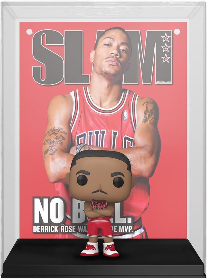 Funko Pop! NBA Cover: Slam - Derrick Rose - NBA + Slam Magazine - Vinyl-Sammelfigur - Geschenkidee -
