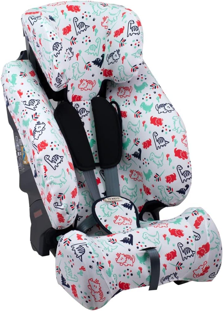 JYOKO Kids Bezug kompatibel mit Klippan Triofix, Century (Dino Party), DINO PARTY