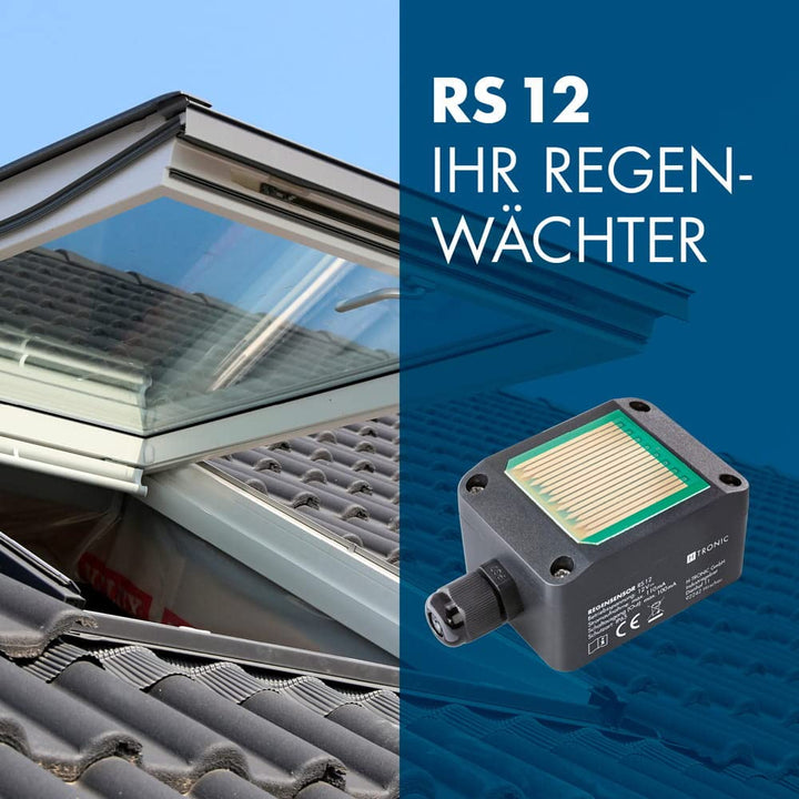 Regensensor RS 12 (Regenmelder, Markisensteuerung, Dachflächenfenstersteuerung)