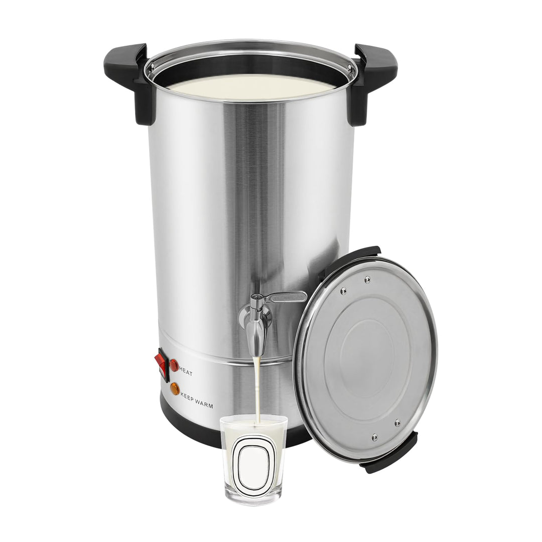 10L Wachsschmelzer für Kerzen, 1800W Elektrisch Wachsschmelztopf, 30-110°C Einstellbare Temperatur,