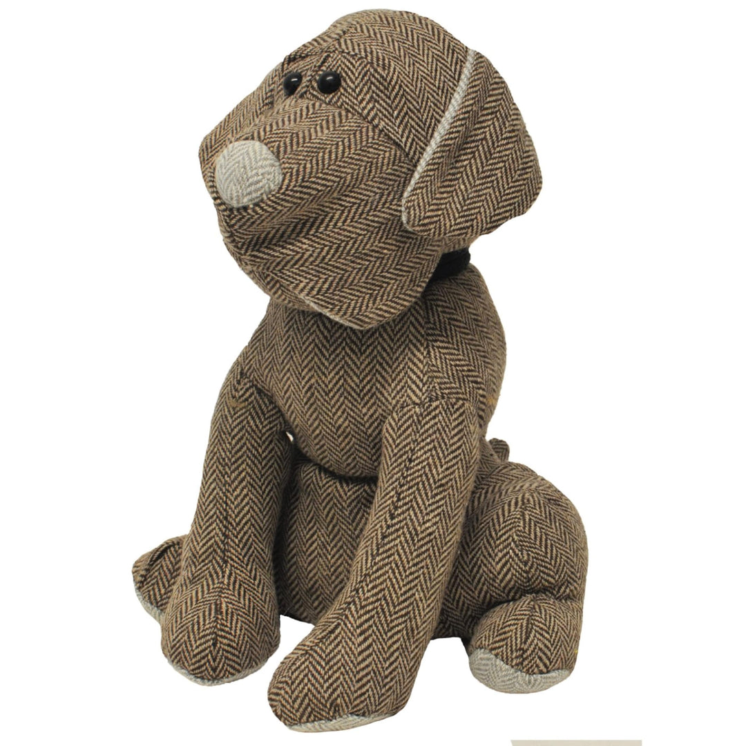 Riva Home Herringbone Hund Türstopper (Einheitsgrösse) (Grau) One Size Grau, One Size Grau