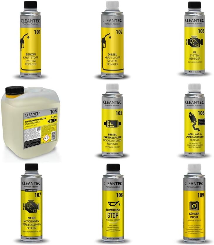 CleanTEC 105 DPF Partikelfilter Dieselpartikelfilter Reiniger, Schutz und Reinigung für Diesel und D