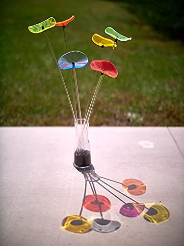 Cazador-del-sol ® - das Original | Lucille | 6 Stück | geschwungener Sonnenstrauss kunterbunt | Durc
