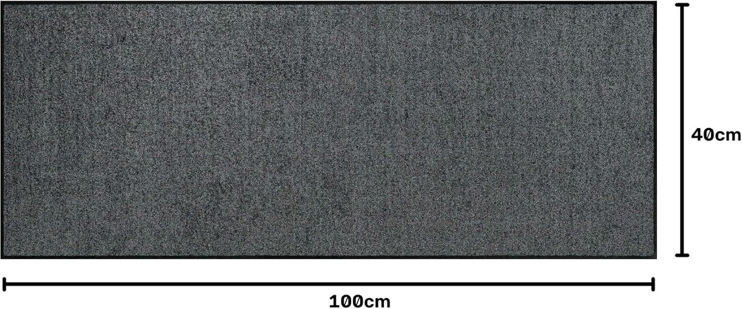 Erwin Müller Fussmatte Mainz, Schmutzfangmatte, Sauberlaufmatte uni anthrazit Grösse 40x100 - rutsch