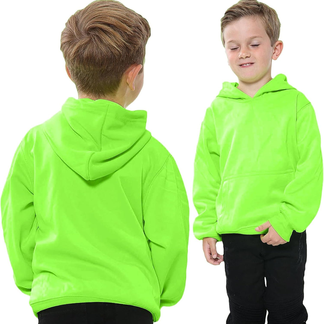 A2Z 4 Kids Mädchen Jungen Einfarbig Sweatshirt Batik Pullover Shirt Vlies Kapuzenpulli PE Schule War