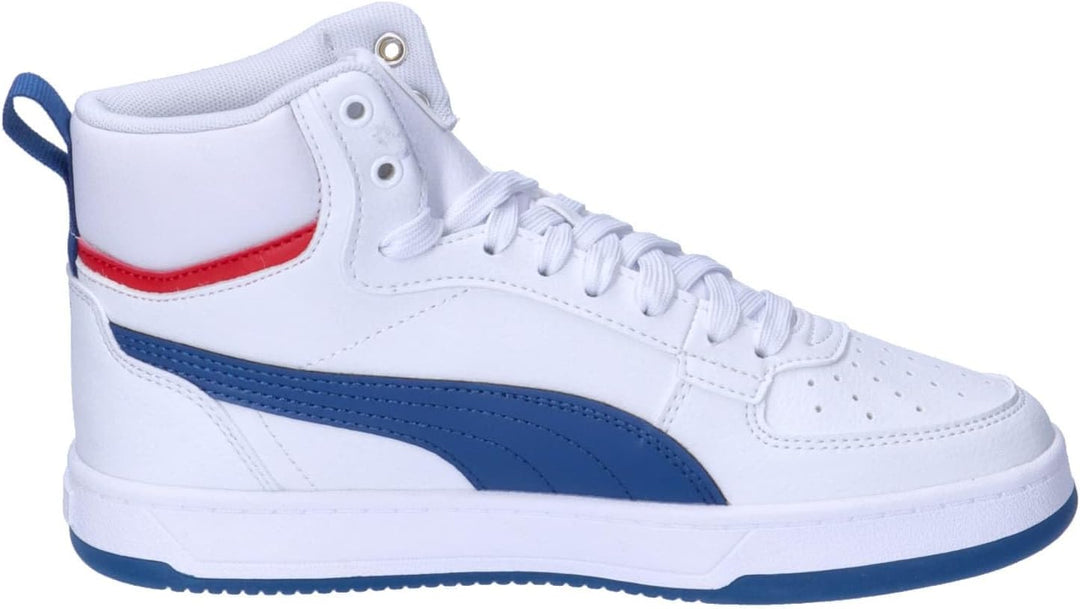 Puma Unisex Kinder Caven 2.0 Mid JrSneaker 38.5 EU Puma White Clyde Royal Puma Gold, 38.5 EU Puma Wh