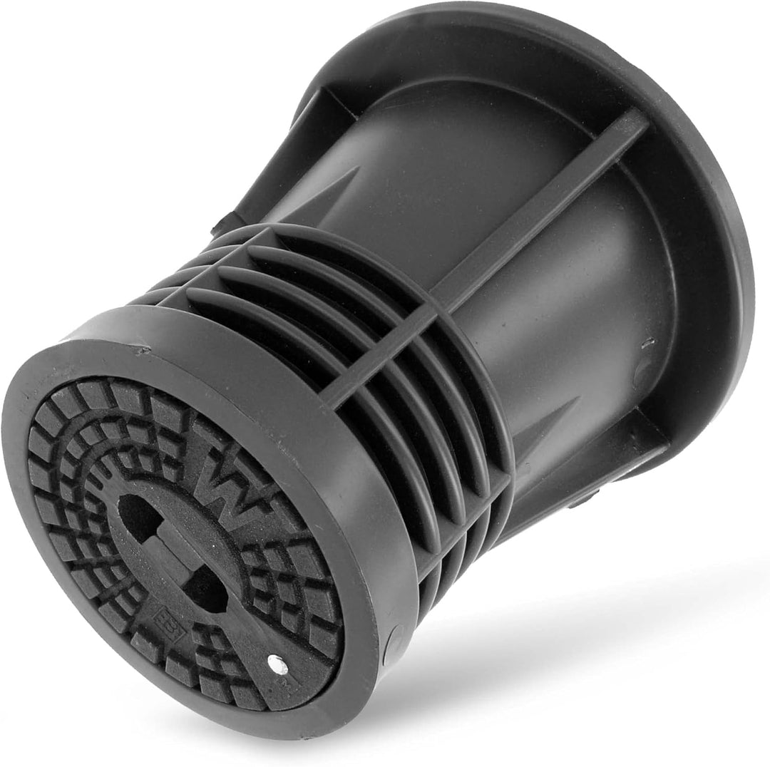 Millto™ Revisionsschacht aus Gusseisen mit Metallabdeckung, Mannloch rund 160 mm 270 mm Schwarz