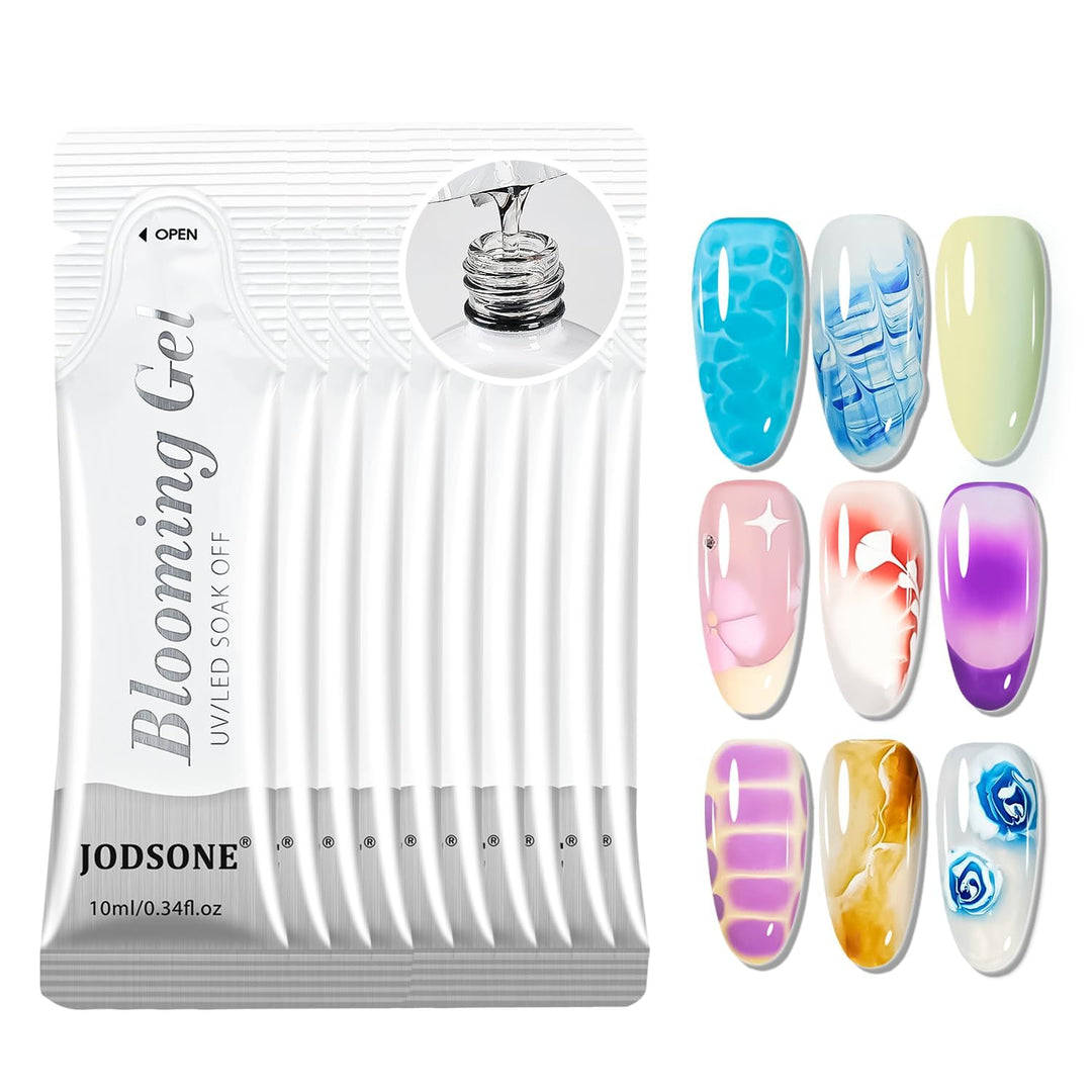 JODSONE 10er Pack Blooming Gel Nachfüllung, jeweils 10 ml - Direkte Nachfüllung für leeres Blooming